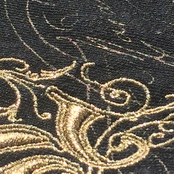 Ralph Lauren  LRL SZ 10 Black Jeans Gold logo - Picture 8 of 8